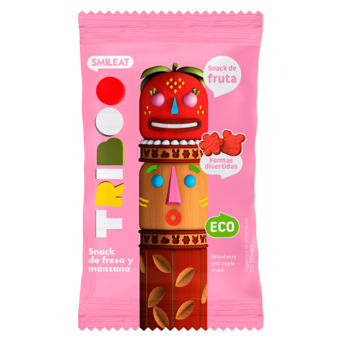 Triboo Snack de Fresa y Manzana Ecológico 25 gr