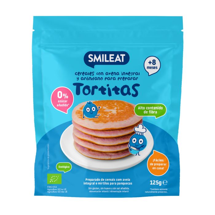 Mix Panquecas de Aveia Integral e Mirtilos 125 gr