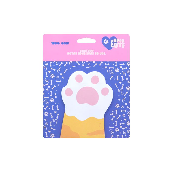 Corgi Paw Notas Adhesivas 30 uds