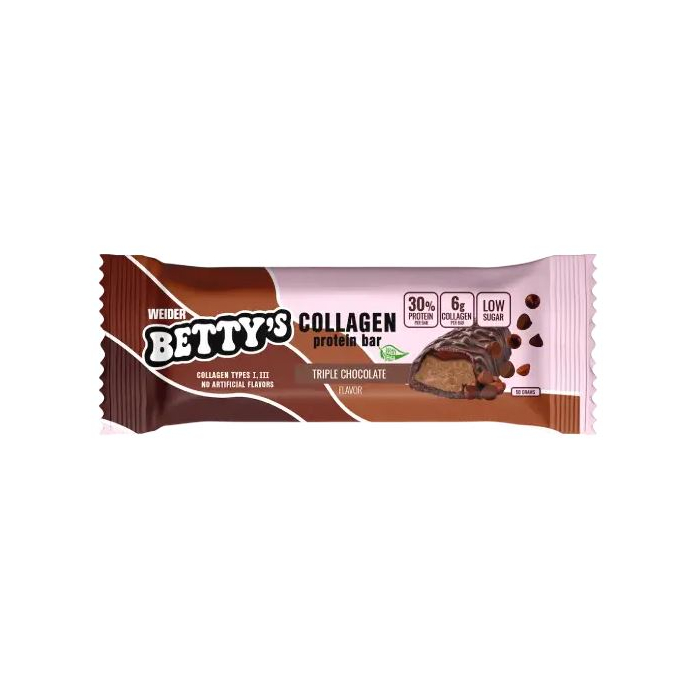Betty's Collagen Protein Bar Triple Chocolate 50 gr