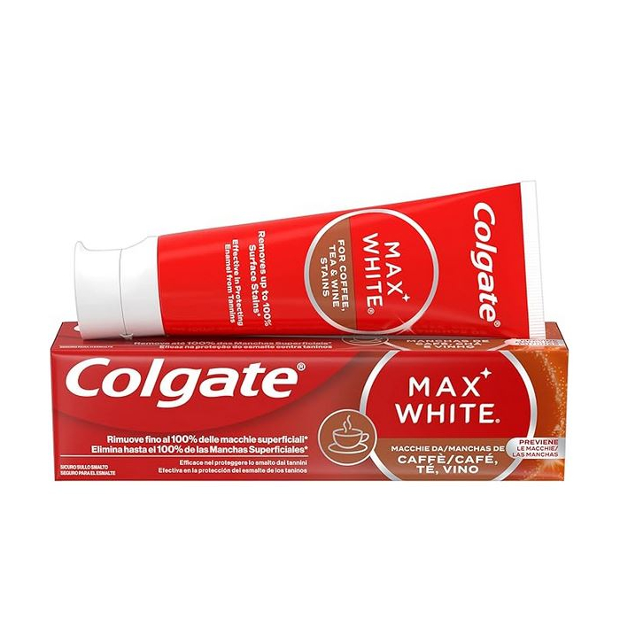 Pasta de Dientes Blanqueadora Max White For Coffee, Tea & Wine 75 ml