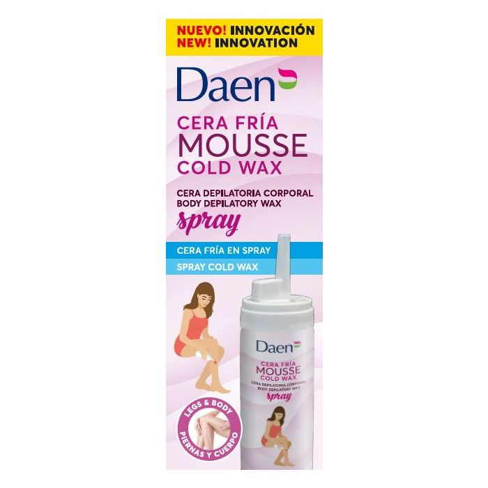 Cold Wax Mousse Cold Wax Depilatório Spray de cera corporal 80 ml
