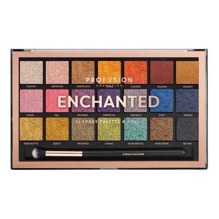 Enchanted Paleta de Sombras 21 Tons + Pincel