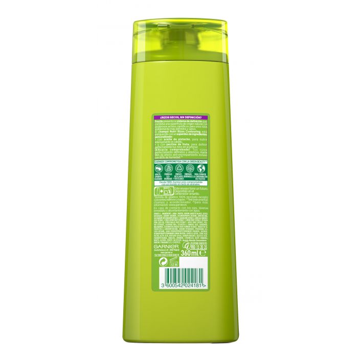 Fructis Nutri Curl Contouring Shampoing Cheveux Bouclés ou Ondulés