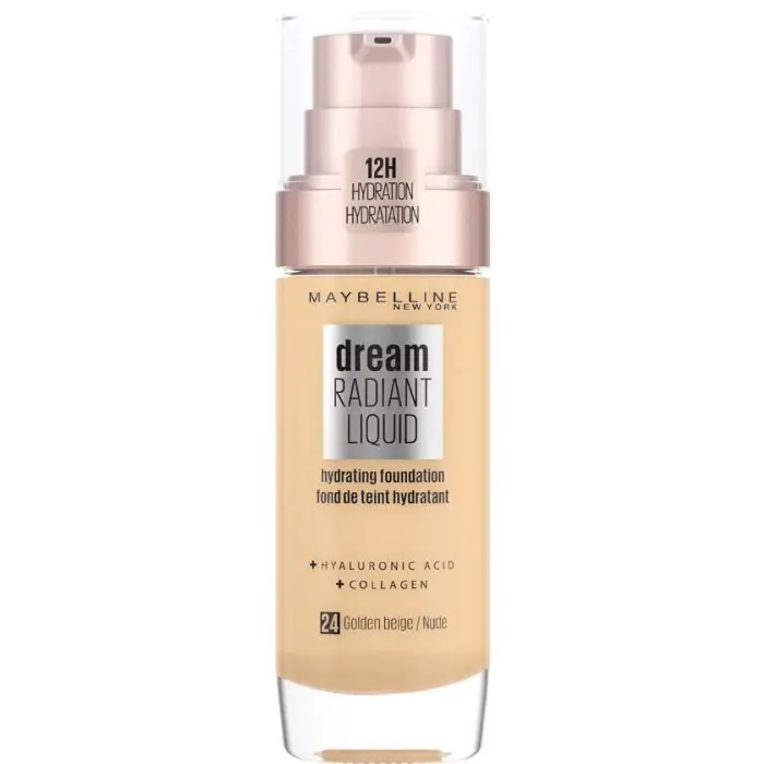 Maybelline New York Dream Radiant Liquid Base de Maquillaje + Sérum  Hidratante