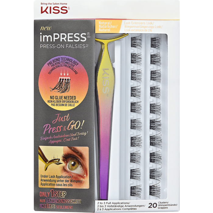 Impress Press On Falsies Kit Kiss