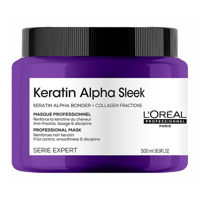 Mascarilla profesional Keratin Alpha Sleek 500 ml