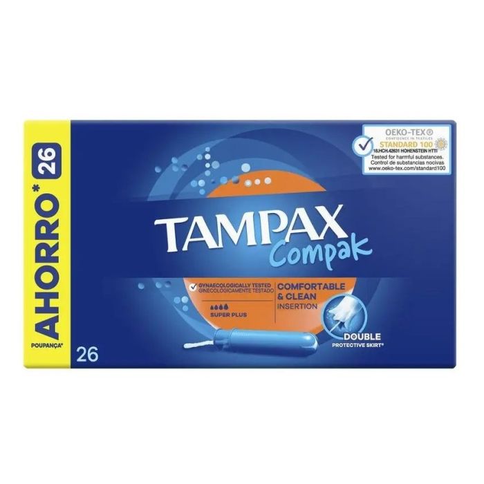 Compak Super Plus Tampax Higiene íntima
