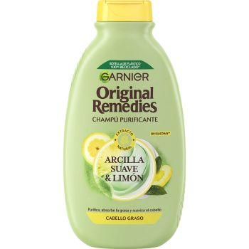 Original Remedies Champú Purificante Arcilla y Limón Cabello Graso