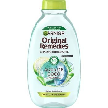 Original Remedies Champú Hidratante Agua de Coco y Aloe Vera