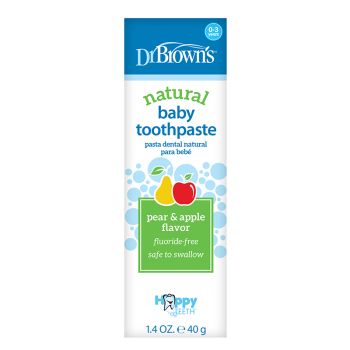Pasta de Dientes Natural para Bebés Pera-Manzana