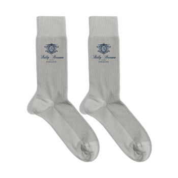 Calcetines Stamp Blank Grey