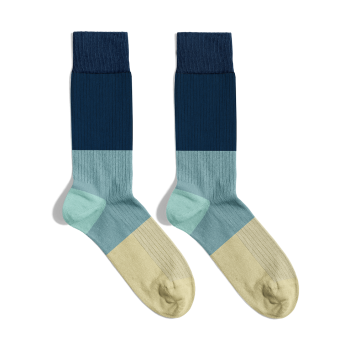 Calcetines 3 Section Color Shapes Socks