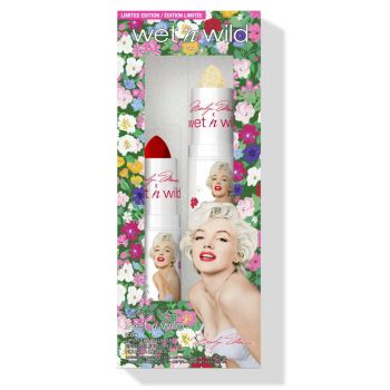Marilyn Monroe Icon Set Barra de Labios y Bálsamo Labial