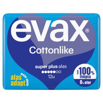 Cottonlike Compresas Super Plus Día con Alas