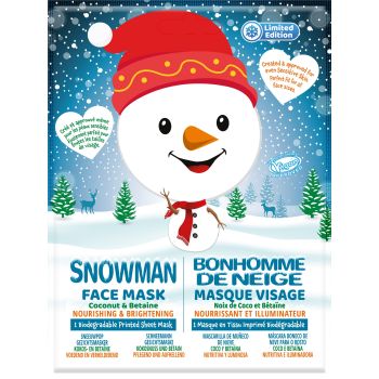 Mascarilla Facial Snowman Nutritiva e Iluminadora