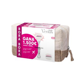 Venus Pack Bora Bora Comfortglide Sugarberry Maquinilla De Mujer + 2 Recambios