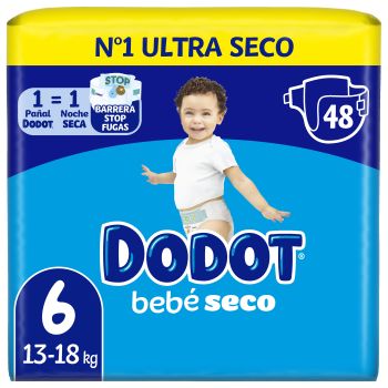 Bebé Seco Tamanho 6 Fraldas 13-18kg