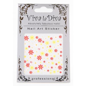 Stickers pour ongles Warm Flower