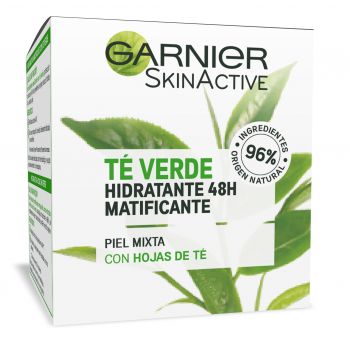 Skin Active Crème Hydratante 48H Thé Vert