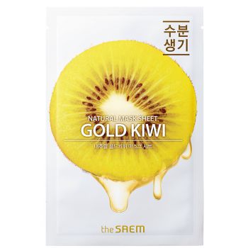 Gold Kiwi de folha de máscara