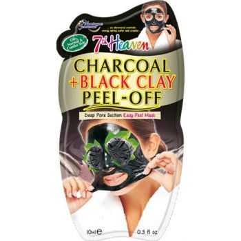 Máscara de carvão vegetal e argila preta