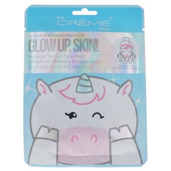 Máscara facial iluminadora de pele Unicornio Glow Up