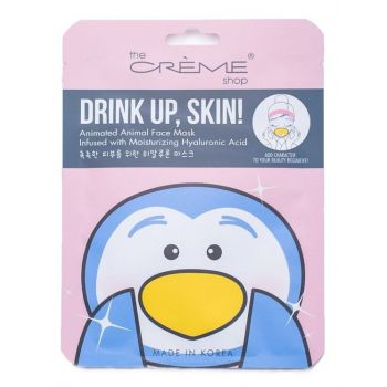 Máscara facial hidratante Pingüino beber a pele
