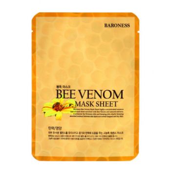 Máscara facial de veneno de abelha
