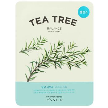 The Fresh Mask Sheet Tea Tree Mascarilla balanceadora de árbol de té