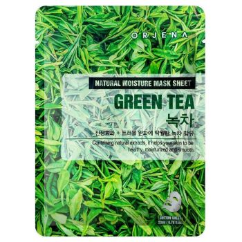 Máscara de hidratação natural Folha de chá verde
