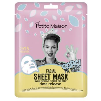 Máscara em folha Máscara facial antienvelhecimento de liberação de tempo