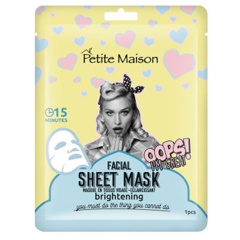 Sheet Mask Brightening Mascarilla Facial Iluminadora