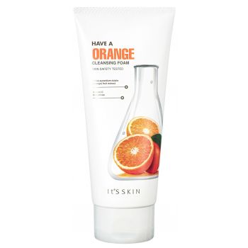 Possui uma Orange cleasing espuma laranja Cleansing Foam