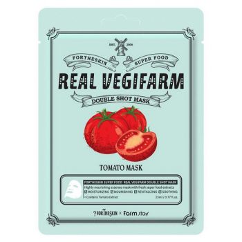 SUPER FOOD REAL VEGIFARM Mascarilla Facial de Tomate
