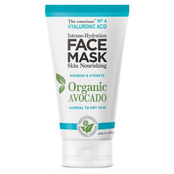 Máscara facial hidratante de ácido hialurónico