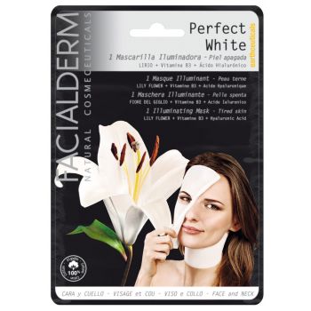 Mascarilla Facial Iluminadora Perfect White - Flor de Lirio