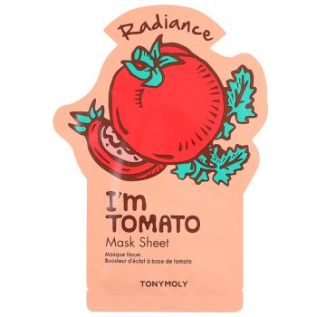 Estou Tomato Mask Sheet Glow Radiance Máscara Facial