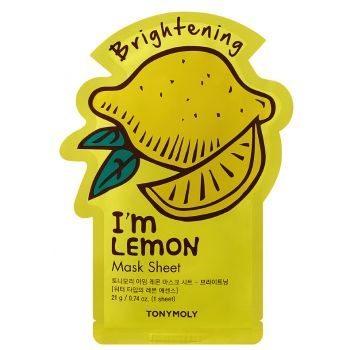 Estou Lemon Máscara Folha Brightening Máscara Facial