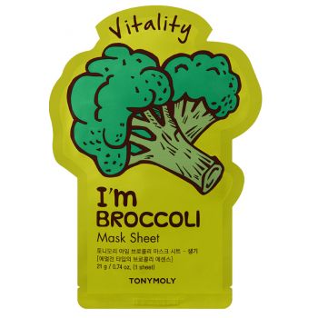 Estou Brócolis Máscara Folha Máscara Revitalizante
