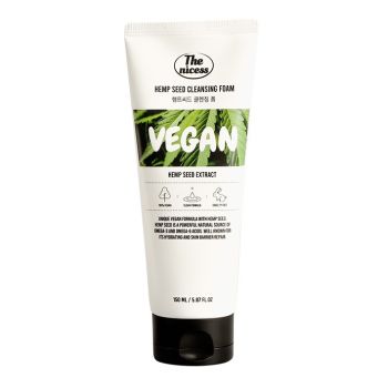 Espuma de limpeza Vegan Hemp Seed Oil