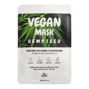 Masque apaisant et hydratant Vegan Hemp Seed Oil