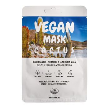 Máscara facial Vegan Cactus Hydrating &amp; Elasticity Mask