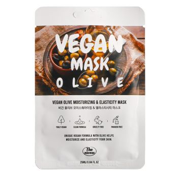 Mascarilla Facial Vegan Olive Moisturizing &amp; Elasticity Mask