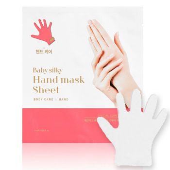 Gants de masque à mains soyeux pour bébés