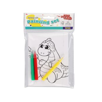 Conjunto de pintura em tela