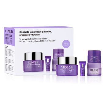Cofanetto di routine completo con solare Smart SPF3O + 3 regali