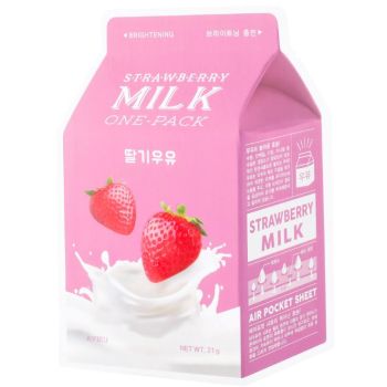Strawberry Milk One Pack Máscara Facial