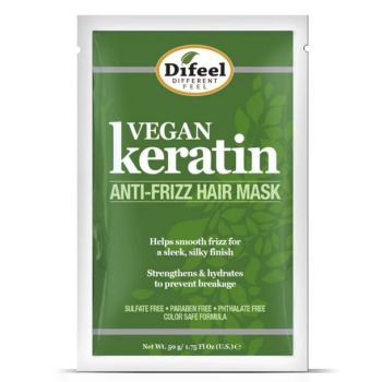 Vegan Keratin Máscara anti-frizz 