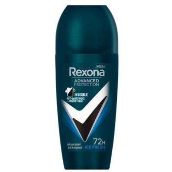 Desodorizante Roll-On Invisible Ice com proteção avançada para homens